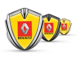 Renault Metallico Emblema Badge Stile Minimal Universale